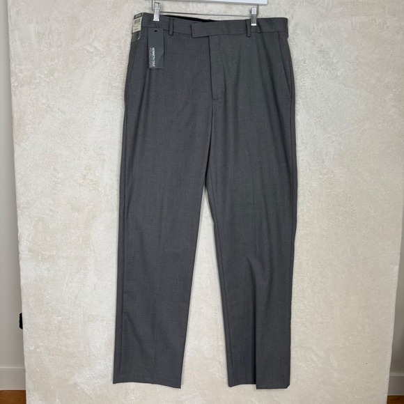 Kenneth Cole Reaction Other - Kenneth Cole Reaction NWT Mens Heather Grey Dress Pants 36x34 Smooth Sailing